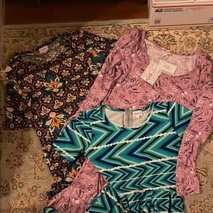LuLaRoe Dress LOT | 3 Dress BUNDLE | size S